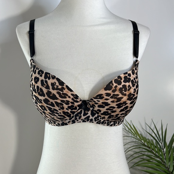 JENNIFER leopard print push-up bra - Picture 3 of 12